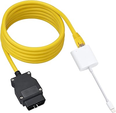 RJ45 Ethernet cable to CABLE CODAGE TOOLS OBD SERIES F high speed 10/100Mbps Plug and Play [Silver] (white).. DIAYTAR NIGERIA: Your partner in affordable shopping with nationwide delivery in just 5-8 days.