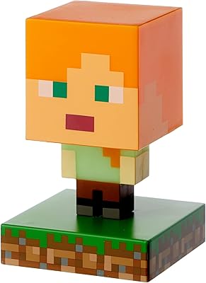 Mini Night Lamp Paladon Minecraft Alex Icon-Lite Pdp, super shiny light.. Shop smart with DIAYTAR NIGERIA, offering a vast product range delivered to your doorstep within a week.