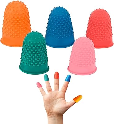Tskdkit rubber-drew cover, 5 reusable rubber-dreed covers for sorting tasks, count money, write, etc... DIAYTAR NIGERIA brings affordable products to every doorstep with our reliable 5-8 day shipping.