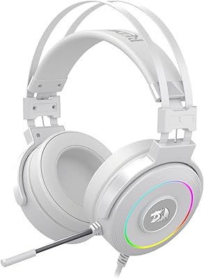 Redragon Lamia 2 white game helmet, USB RGB with support.. DIAYTAR NIGERIA delivers more than products - we deliver affordable shopping satisfaction nationwide.