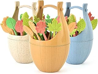 Set of mini fruit forks with storage pot, cute kitchen supplies, children eating fruit, noodles, desserts, lunchbox decorations.. Nigeria's e-commerce leader delivers unmatched variety and value to your doorstep in just 5-8 days.