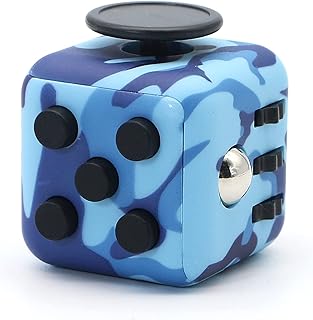 Mamo Bear anti-stress cube, relieves anxiety and stress, relaxes your body and your mind (blue camouflage color).. DIAYTAR NIGERIA transforms online retail with unbeatable prices and consistent delivery timeframes.
