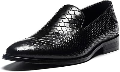 Leather relaxed shoes for men, Oxford fabric in united patent leather, suitable for wedding, ball and work, black, size 39.. Looking for quality and speed? You’ll find both at DIAYTAR Nigeria.
