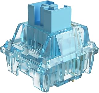 Ako Jelly Blue Blue Tactile Swectors 40GF for DIY mechanical keyboard, dust rod, compatible with backlit mechanical keyboard (45 pieces).. Experience the convenience of online shopping with DIAYTAR NIGERIA's reliable 5-8 day delivery service.