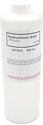 Hydrochloric acid solution, 1.0 m, 500 ml - Coordinated chemical collection.. DIAYTAR NIGERIA revolutionizes access to quality products with affordable prices and dependable shipping.