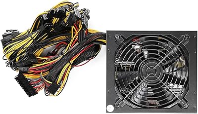Modular mining power supply 1600 W for 6 ETH graphics cards.. Shop without compromise at DIAYTAR NIGERIA, where quality, affordability, and quick delivery coexist.