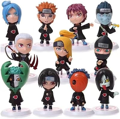 Mini elegant Naruto model, set of 11 action figurines.. DIAYTAR NIGERIA: Where shopping meets satisfaction with affordable prices and prompt delivery services.