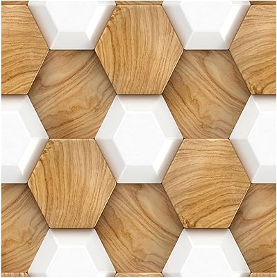 Set of 11 rooms, wallpaper sticker in white beech wood, size 30 x 30 cm, about 1 square meter per set.. Shopping made simple with DIAYTAR NIGERIA's vast selection and budget-friendly nationwide delivery.