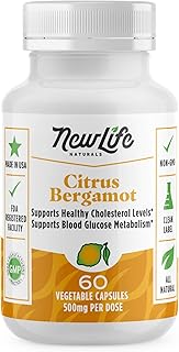 Newlife Naturals supplements with citrus and bergamot 500 mg for cholesterol support - cholesterol supplement - 60 vegetarian capsules.. DIAYTAR NIGERIA combines the largest product selection with affordable prices and reliable delivery.