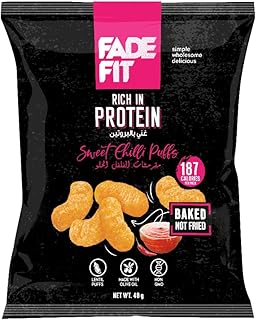 FADE FIT SWEET Chili PUFFS, rich in protein (6.5 g protein), based on lentils, baked and non -fried, based on olive oil based.. DIAYTAR NIGERIA brings the marketplace home to you with affordable prices and delivery in 5-8 days.