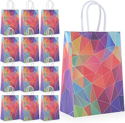 Essen 12pcs Small Kraft paper gift bags for party children.. Easy checkout, quick delivery — shop now on DIAYTAR Nigeria.