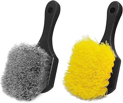 A set of two wheel cleaning brushes and car tires, fine wheel cleaning brushes for wheels cleaning, a hair cleaning brush and a cleaning brush.. DIAYTAR NIGERIA: Bringing quality products to every Nigerian with affordable nationwide delivery.