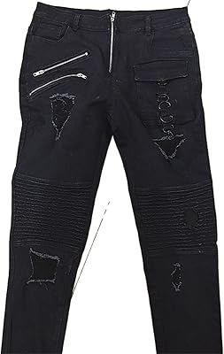 Menchinopants Jeans Rights Punk Skinny Denim Spring Pants Summer.. Your budget-friendly online marketplace, DIAYTAR NIGERIA delivers a world of products in just 5-8 days.