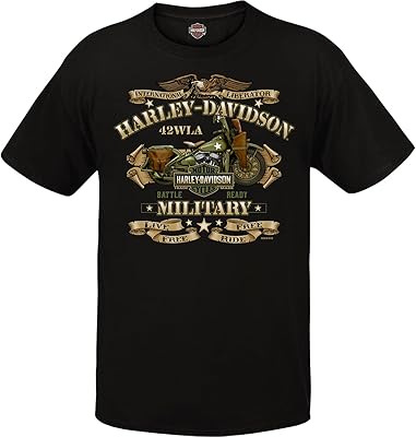 T -shirt with short sleeves without military -style collar for men - Tour abroad | war bike, black, one size.. DIAYTAR NIGERIA delivers affordability and convenience to your doorstep within 8 days of purchase.