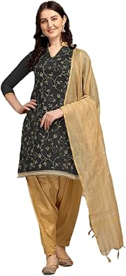 Salwar Kameez Salwar costume set for women, large size, ready to wear Indian Punjabi Patiala Party Wear for women, navy blue and gold.. Shop with purpose at DIAYTAR NIGERIA, where your money goes further and delivery is always prompt.