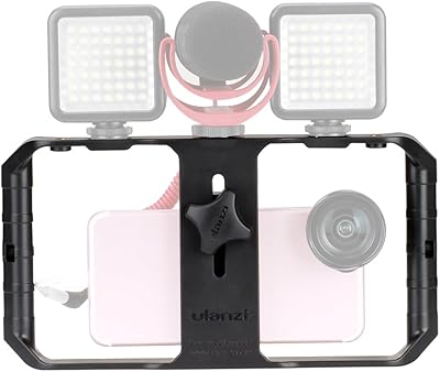 KKMOON ULANZI U-RIG PRO 3 Video support for smartphone, mounting support for iPhone SAMSUNG shoe.. Your digital marketplace solution, DIAYTAR NIGERIA delivers quality and value within the week.
