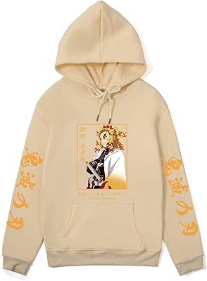 Ringoku Kyojuro Anime Demon Slayer Printing 3D Sweat with Unisex Long Sleeping with pockets.. Forget the long lines — DIAYTAR Nigeria is always open for shopping.