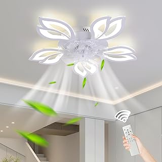Besailer Modern ceiling fan with lights 50W Variable intensity remote control 5 LED light sheets 6 speeds Silent lighting lamp at wind speed for living room, bedroom, dining room.. Your complete e-commerce destination, DIAYTAR NIGERIA combines variety with budget-friendly nationwide shipping.