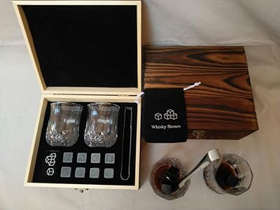 Set of whiskey glasses Gift Burbon Gift 8 reusable and 2.. Your one-click solution to affordable shopping, DIAYTAR NIGERIA delivers quality products nationwide.