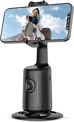 Automatic Xvirgin Face Monitoring Tripped, 360 degree rotary phone camera stabilizer, smart photography support powered by battery for live video lessons - Black.. DIAYTAR NIGERIA connects you with thousands of products at competitive prices, delivered within a week.