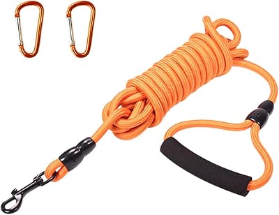 Dog dressing for 15 feet dog, long floating nylon, robust rope for medium -sized dogs and large swimming, (10 m).. DIAYTAR NIGERIA delivers more than expected with our extensive catalog and 5-8 day delivery service.
