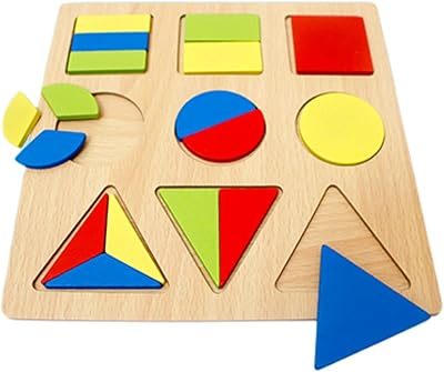 Honbolo children's literacy puzzle, figure table, table of letters with geometric shapes, hand board, early educational toys, figures, letters, mathematics and forms (mathematics).. Experience convenient online shopping on DIAYTAR Nigeria — wide selection and affordable delivery.