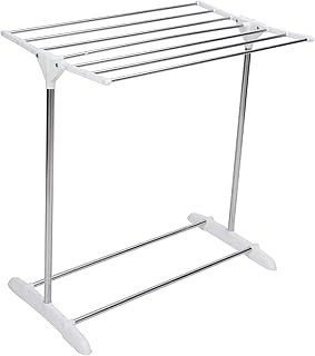 Flooring outstanding, 80 x 74.8 x 55 cm, foldable stainless steel towel holder to dry clothes, linen, napkin and baby layers.. Your ideal shopping companion, DIAYTAR NIGERIA offers unmatched variety with delivery within a week.