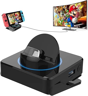 Kastwave loading station for Nintendo Switch, Switch to HDMI adapter, 4K/60FPS Support USB 3.0, 5 -in -1 portable loading port, easy to transport for travel.. Find everything you need at prices you'll love with DIAYTAR NIGERIA's comprehensive e-commerce platform.