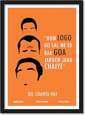 Plexiglas Framed Art Poster Good Hope Dil Chatta Hai -.. DIAYTAR NIGERIA transforms online retail with unbeatable prices and consistent delivery timeframes.