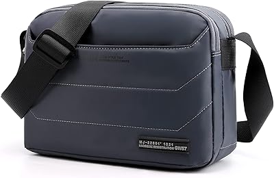 Small messenger shoulder bag, shoulder strap bag for men or women, shoulder bag, business travel bag, handbags, black.. Shop smart, shop DIAYTAR - Nigeria's most affordable e-commerce platform with nationwide delivery.