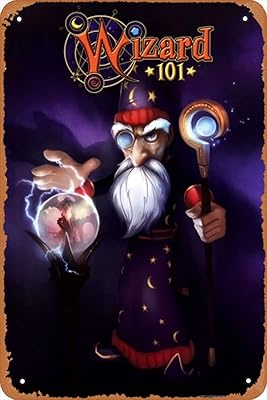 Wizard101 - Merle Ambrose Metal tin panel, retro signaling, wall decoration plate for coffee and bar -8x12 inch.. Nigeria's fastest-growing e-commerce site offers unbeatable prices and delivery within 8 days.