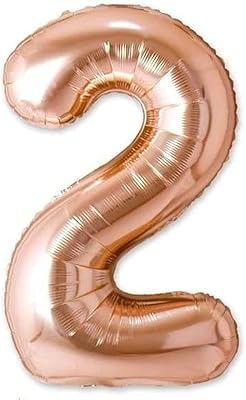 Party Time Ballon in Aluminum Number 2 Golden Champagne of Corations.. DIAYTAR NIGERIA: Making quality accessible to all Nigerians with affordable prices and quick delivery.