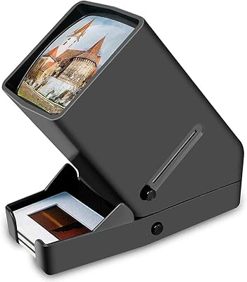 Raybozen 35 mm Raybozen slide viewer, 3X zoom and LED light projector for desktop and batteries - for 35 mm slides and negative films (4 AA batteries included).. DIAYTAR NIGERIA: Bringing quality products to your doorstep at prices that won't break the bank.