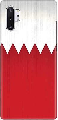 Stylized shell compatible with Samsung Galaxy Note 10+ Slim Snap Classic Case Cover Mate - Bahrain Flag.. Thousands of choices. Zero hassle. All thanks to DIAYTAR Nigeria.