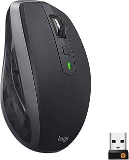Logitech MX AnyWhere 2S, Multi -AyWhere, Bluetooth 2.4 GHz wireless mouse with unified USB receiver, laser tracking 200 to 4000 dpi on any surface, 7 buttons - for laptop/pc/mac/iPad OS - Black Graphite.. DIAYTAR NIGERIA revolutionizes online shopping with competitive prices and reliable 5-8 day delivery.