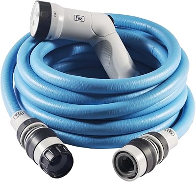 Icon icon Extensible, compact and light watering watering hose 15 meters with electric gun, blue.. DIAYTAR Nigeria: Shopping that fits your budget and your schedule.
