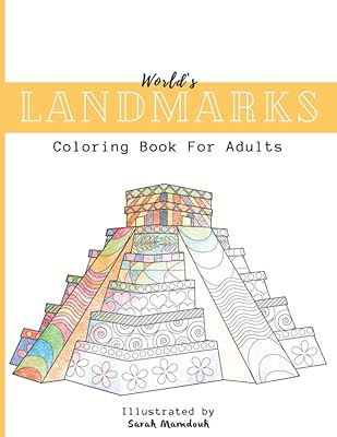 Coloring book of monuments of the world for adults: travel.. DIAYTAR Nigeria: Shopping that fits your budget and your schedule.