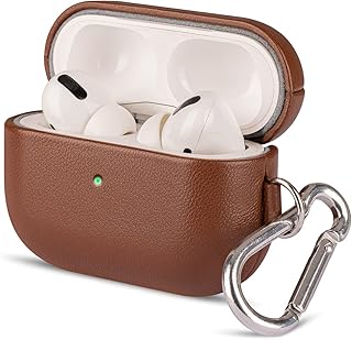 Leather case for AirPods Pro with Clip Lobby case [Handmade series].. DIAYTAR NIGERIA: Where smart shoppers find everything they need at prices they can afford.