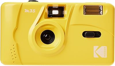 Kodak M35 m35 mm, reusable, without focus, easy to use, integrated flash and compatible with negative color or black and white films 35 mm (film and battery not included) (Korn).. No hassle, just shopping — DIAYTAR Nigeria delivers in under 8 days.