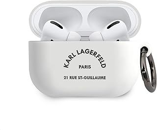 Karl Lagerfeld black shell with RSG logo for Apple AirPods Pro - White.. From fashion trends to home essentials — find it on DIAYTAR Nigeria.