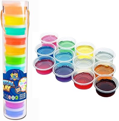 Set of Phyto Bright Slime toys made up of 12 non -sticky pieces, 12 brilliant slime pieces.. DIAYTAR Nigeria: trusted by thousands for fast, reliable delivery.