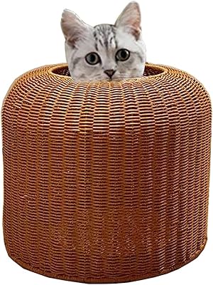 Pet house woven by hand villa for washable cats for all seasons.. DIAYTAR NIGERIA: Your partner in affordable online retail with reliable delivery across the nation.