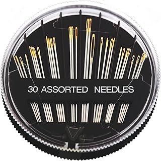 Luxury manual sewing needles, batch of 30 assorted needles with 2 wires, sewing needles, 6 lengths, embroidery needles with large hole and sewing needles.. DIAYTAR NIGERIA revolutionizes online shopping with competitive prices and reliable 5-8 day delivery.