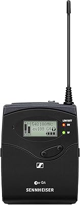 Wireless microphone system Sennheiser Pro EW 112P G4 B high quality, ideal for journalists, youtubers, vloggers and filmmakers, black.. Shop from anywhere in Nigeria and receive your DIAYTAR purchases at affordable prices within a week.