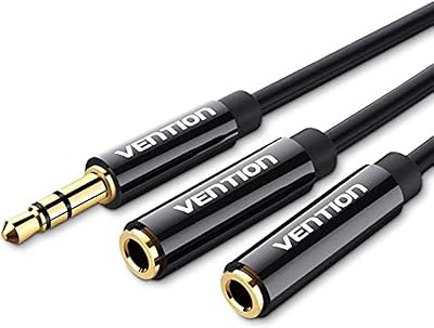 Helmet distributor cable 3.5 mm male version to 2 double female headphones 3.5 mm Y-shaped distributor cable for phones, headphones, speakers, tablets, computers and BBSPY MP3 readers (double headphones).. Discover shopping made simple with DIAYTAR NIGERIA's comprehensive platform and nationwide delivery service.