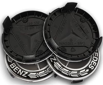 4 pieces 75 mm/2.95 inches coat of wheel center, wheel cap compatible with Mercedes Benz - Black.. Shop for less and receive more with DIAYTAR NIGERIA's expansive e-commerce platform and nationwide delivery.