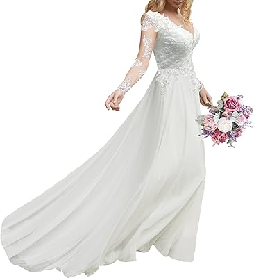 Wedding dresses for women for bride, luxury wedding dresses with pearls, sexy lace illusion, V -neck, wedding clothes, 2022.. DIAYTAR NIGERIA brings the marketplace home to you with affordable prices and delivery in 5-8 days.
