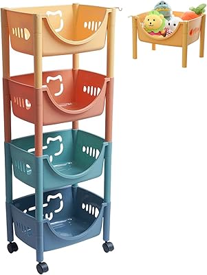 Rolling storage trolley for fruits and cooking vegetables organizing support.. Discover why millions choose DIAYTAR for affordable online shopping with delivery in just 5-8 days.