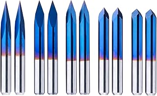 20/30/45/60/90 degrees 0.1mm Triple CNC Router Bit Bit 1/8 "Engraving V Form Bit Sculpture With Blue Nano Coating For Arlic Wood MDF Aluminum Letter.. DIAYTAR NIGERIA makes quality accessible with our diverse product range and dependable delivery service.