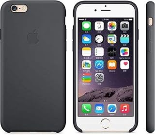 Silicone protective shell for Apple iPhone 6 Plus 5.5 inch black with soft microfiber lining.. Big savings, small wait times — shop now at DIAYTAR Nigeria.